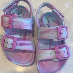 nwot cat and jack kids sandals
